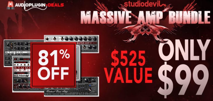 Get 81% OFF STUDIODEVIL Guitar & Bass Sims @ Audio Plugin Deals