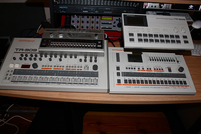 Roland TR-505, 606, 707, 909