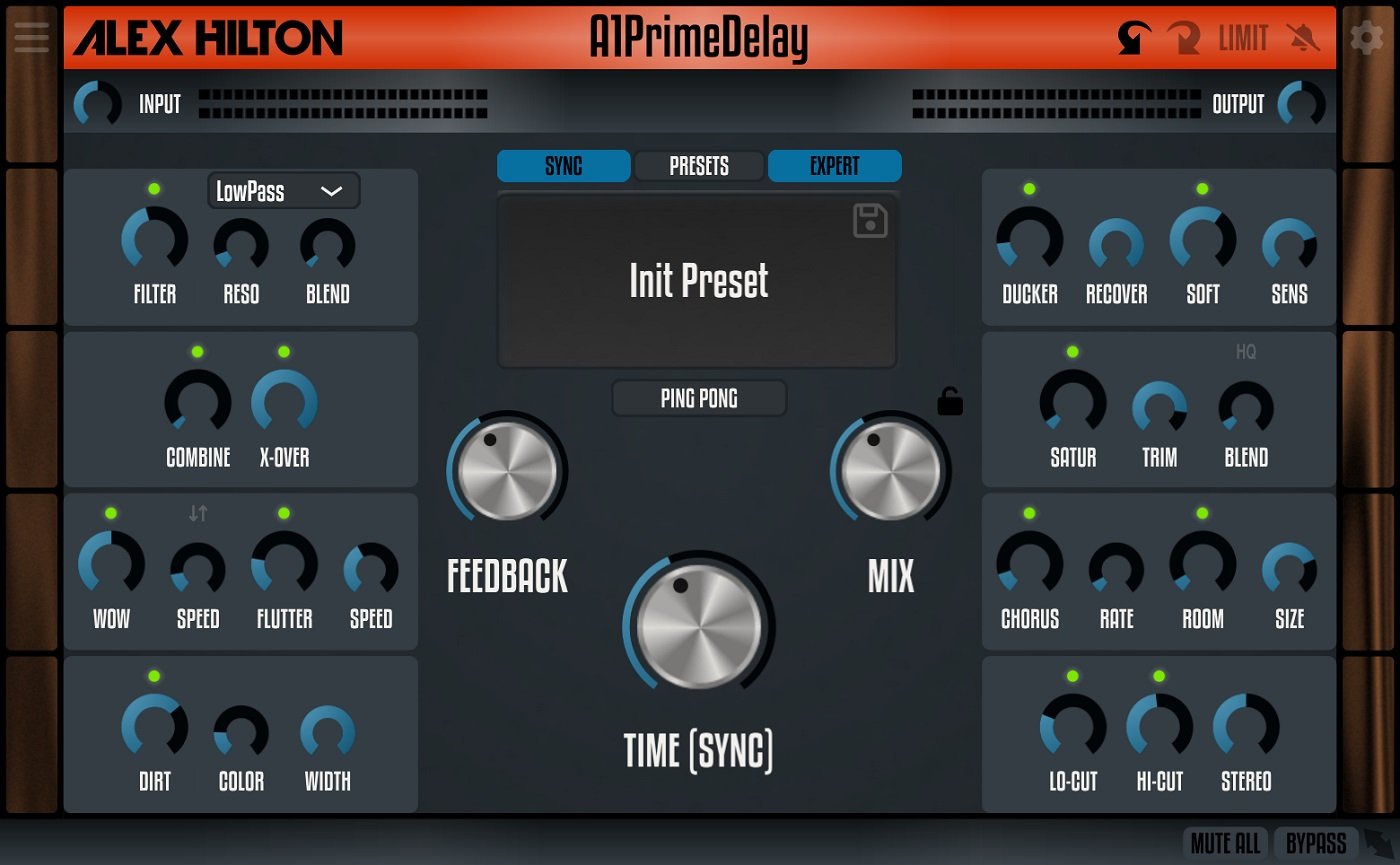 A1Audio’s A1PrimeDelay Tape Delay Plugin is FREE for a Limited Time