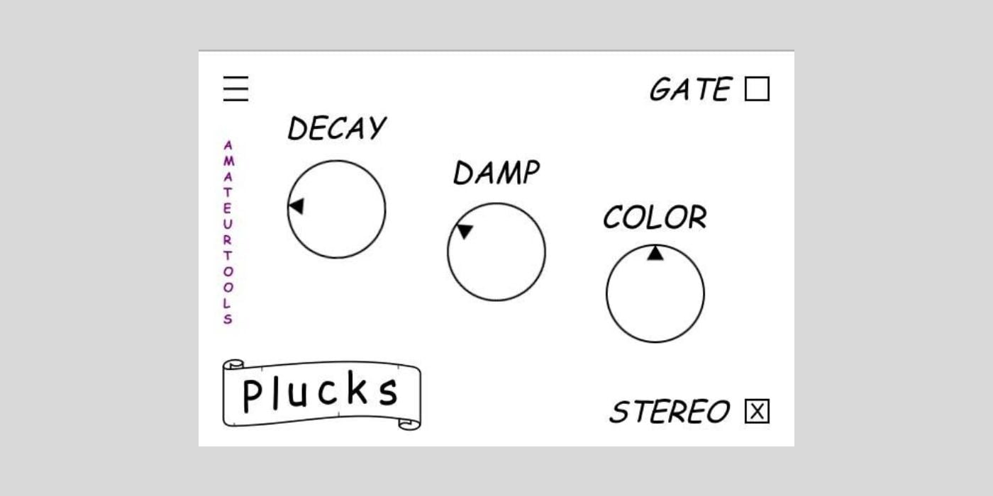 AmateurTools releases Plucks, a FREE and open-source plucking synth for macOS, Windows, and Linux