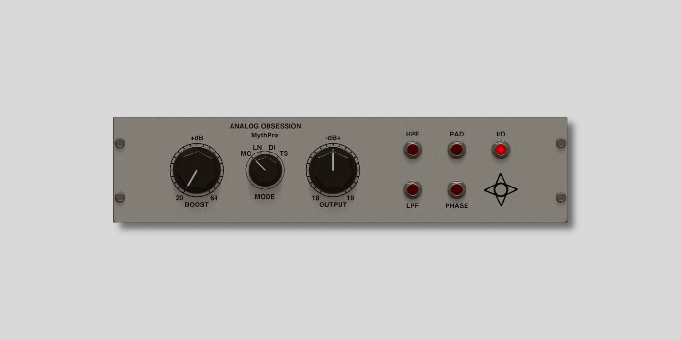 Analog Obsession just released MythPre tube mic preamp for FREE