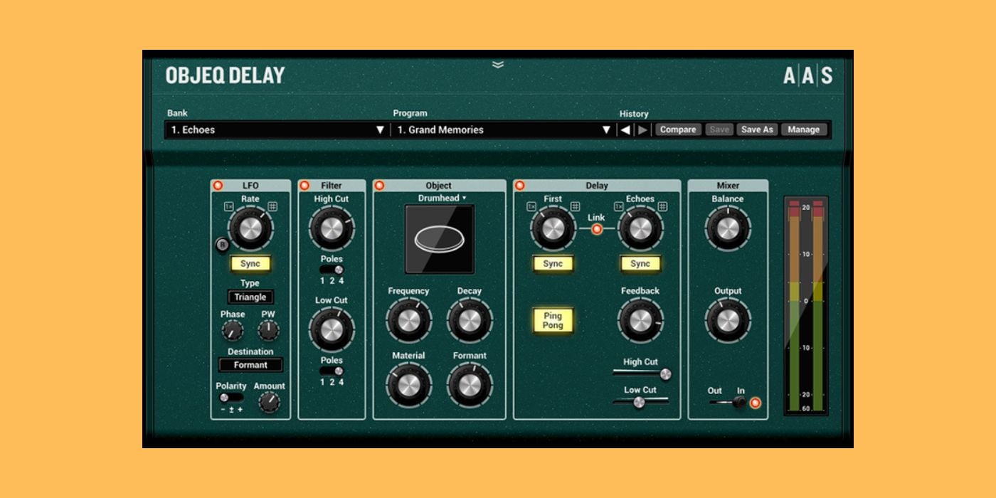 91% off Applied Sound Systems Objeq Delay at Plugin Boutique for a limited time