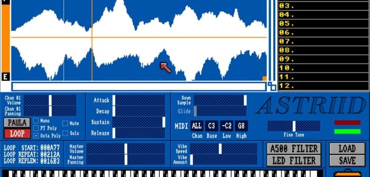 Ami Sampler is a Free 8-bit Sampler Inspired by the 1985 Commodore Amiga PC