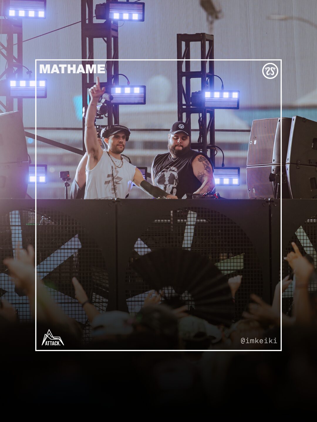 Mathame performing at CRSSD Festival