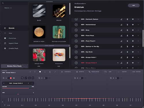Audiomodern Soundbox preset page