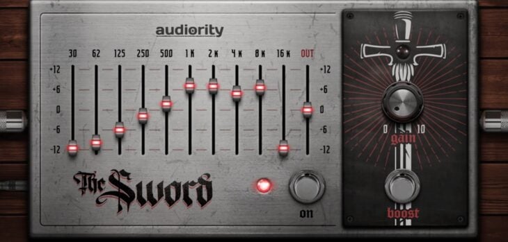 The Sword by Audiority is a FREE EQ boost pedal plugin for macOS and Windows