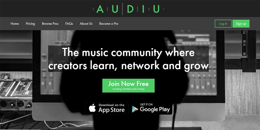 Audiu - Music Collaboration Website