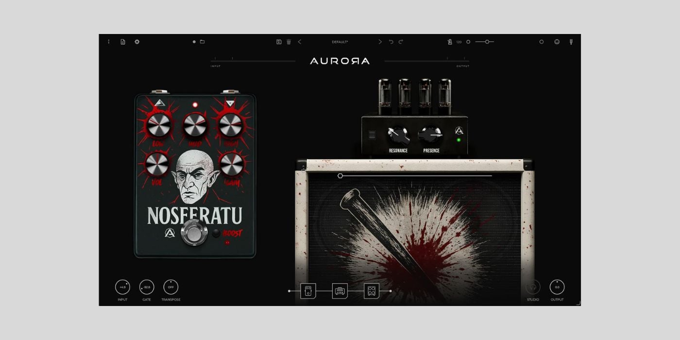 Get Nosferatu, a preamp and cab simulation plugin by Aurora DSP, for FREE in LIMITED time offer!