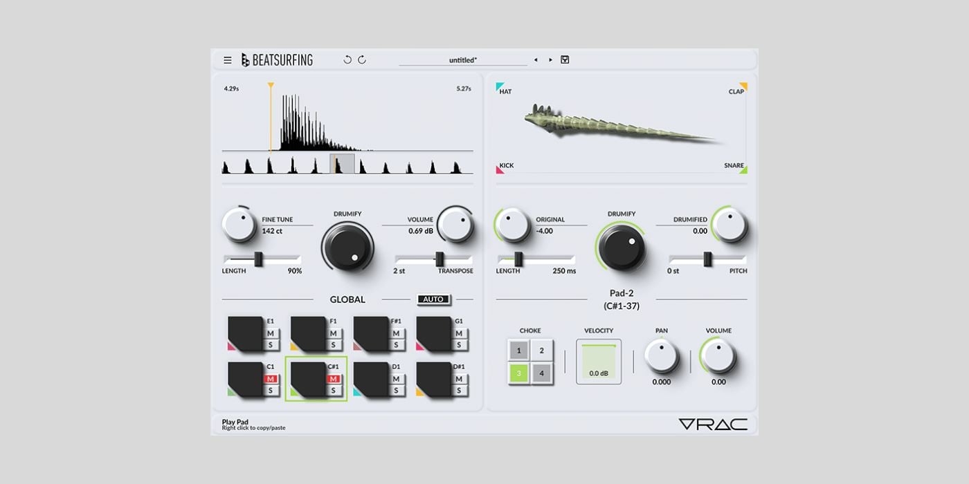 Beatsurfing releases VRAC: turn any sample into a drum kit for FREE