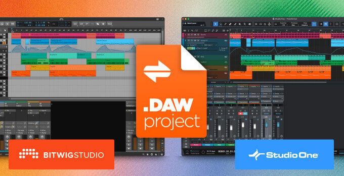 Bitwig and PreSonus announce DAWproject, an easier way to share projects between DAW programs