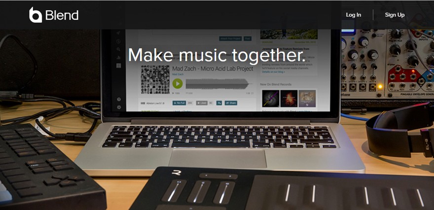 Blend - Music Collaboration Website