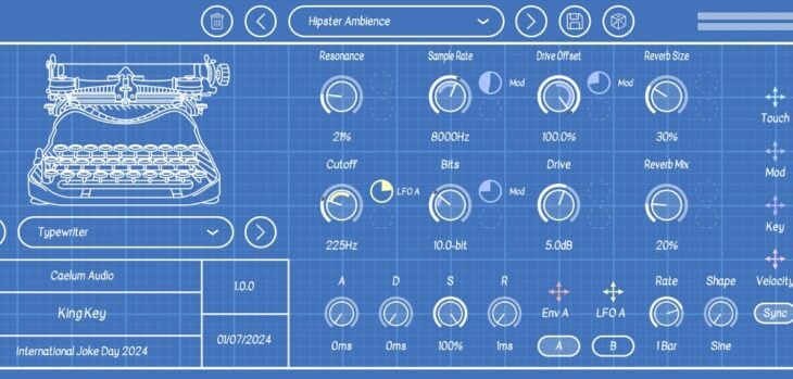 Caelum Audio King Key Is A FREE Mechanical Keyboard Instrument
