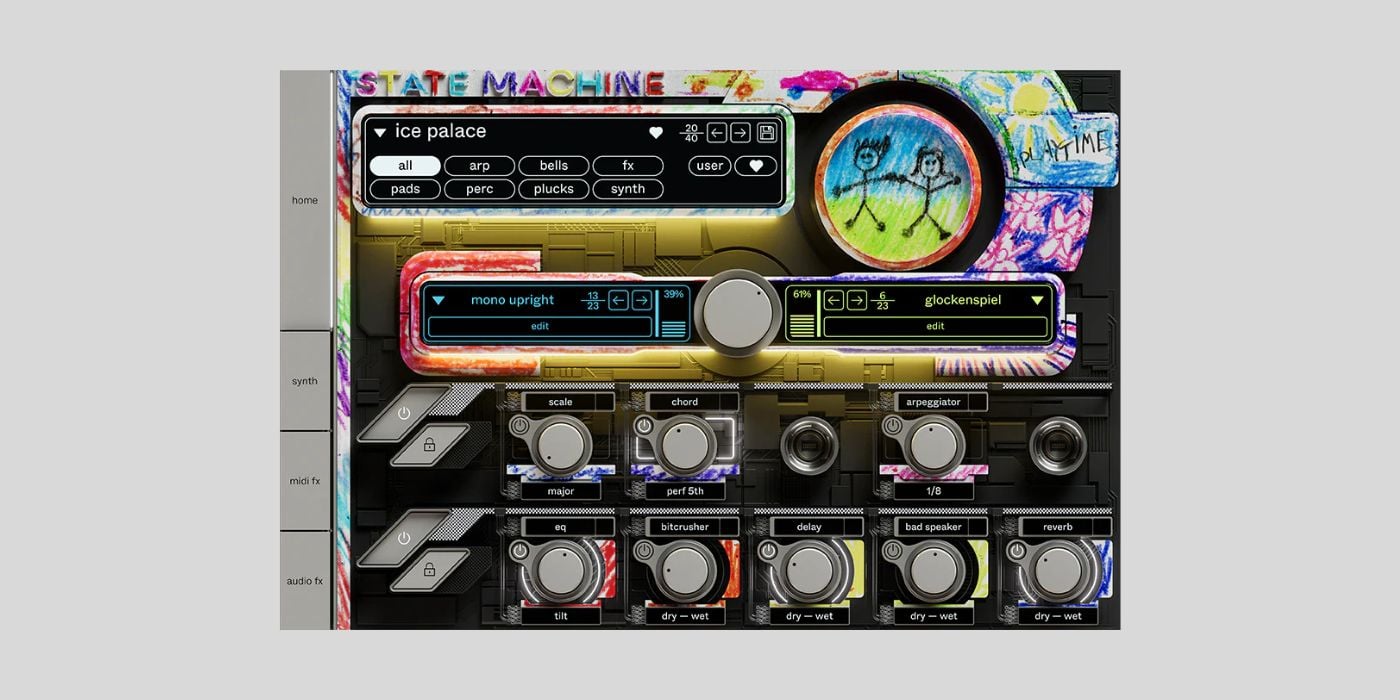 Cradle’s State Machine Playtime is a FREE Synth with Toy & Playful Sounds (App Authentication Required)