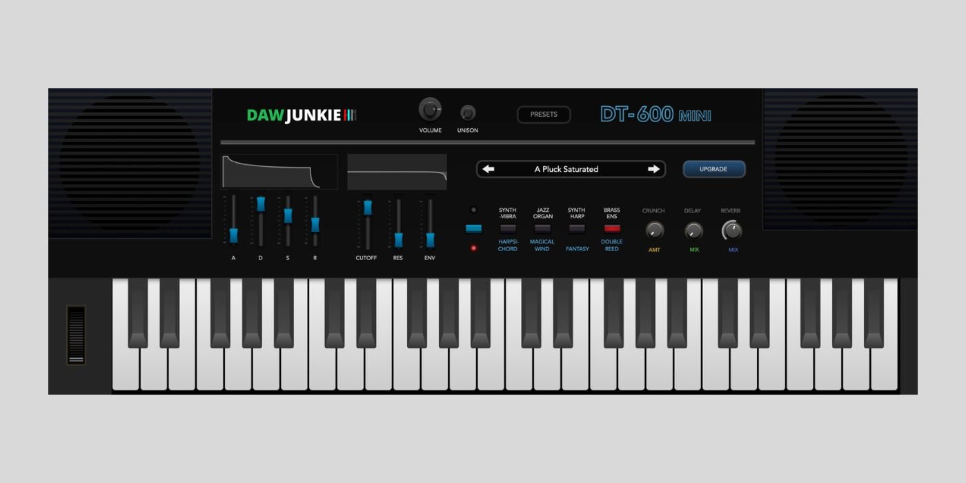 DAWJunkie releases DT-600 Mini, a FREE Casio MT-600 emulation for macOS and Windows