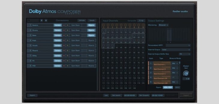 Fiedler Audio’s Dolby Atmos Composer Essential is Now Free
