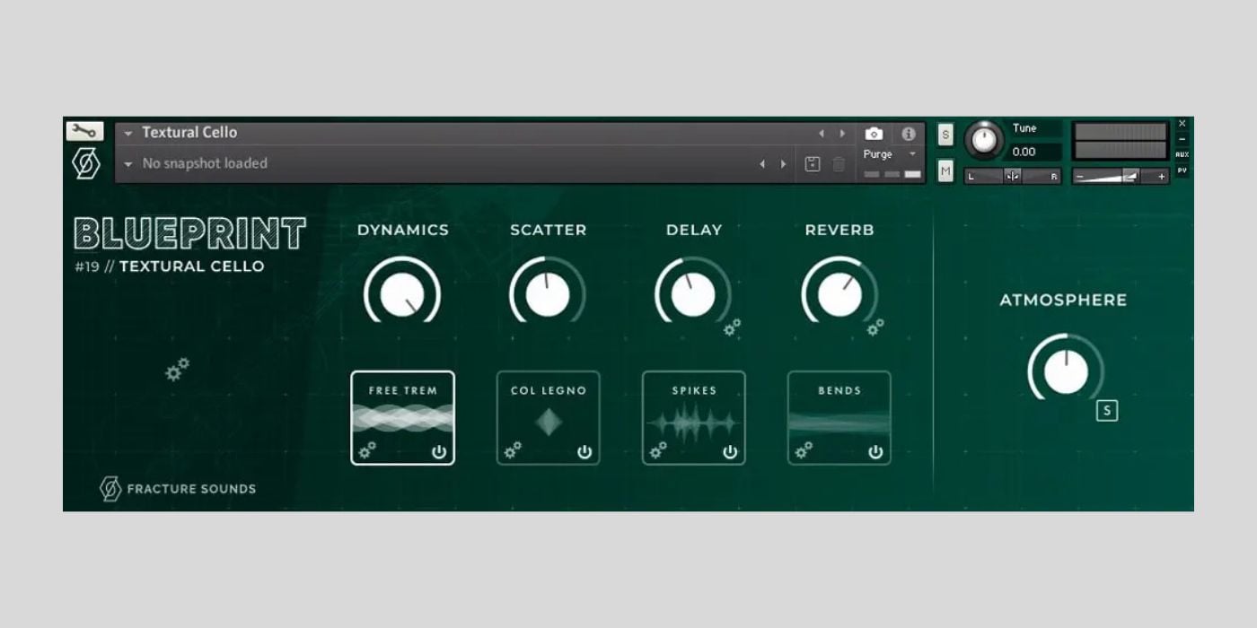 Fracture Sounds release the FREE Blueprint Textural Cello for Kontakt Player