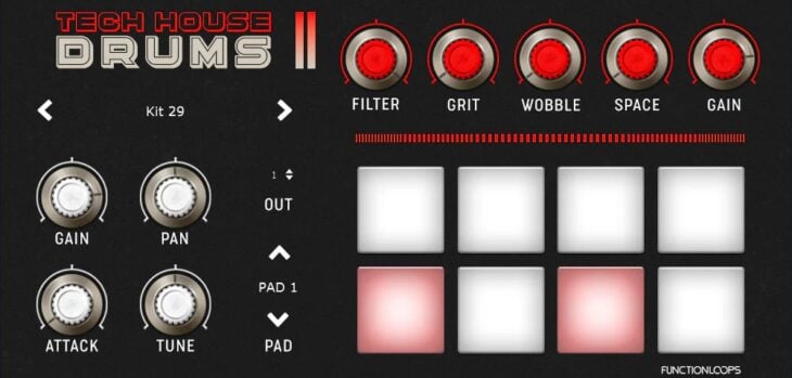 Function Loops Releases FREE Tech House Drums Plugin