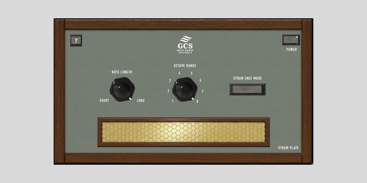 Gulf Coast Synthesis releases Strum Plate, a FREE Omnichord-inspired plugin for macOS and Windows