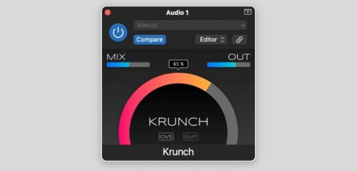 Hollance releases Krunch, a FREE filter and saturation effect for macOS and Windows