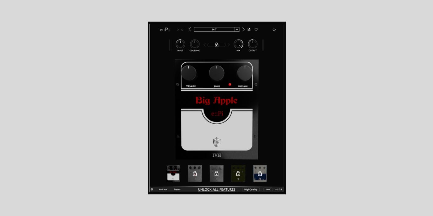 IVH Audio has released their FREE e::Pi Lite fuzz pedal plugin