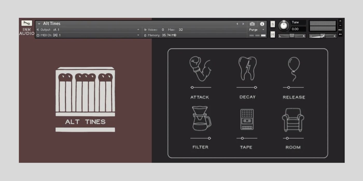 Ink Audio releases Alt Tines for Kontakt, a different take on classic electric pianos