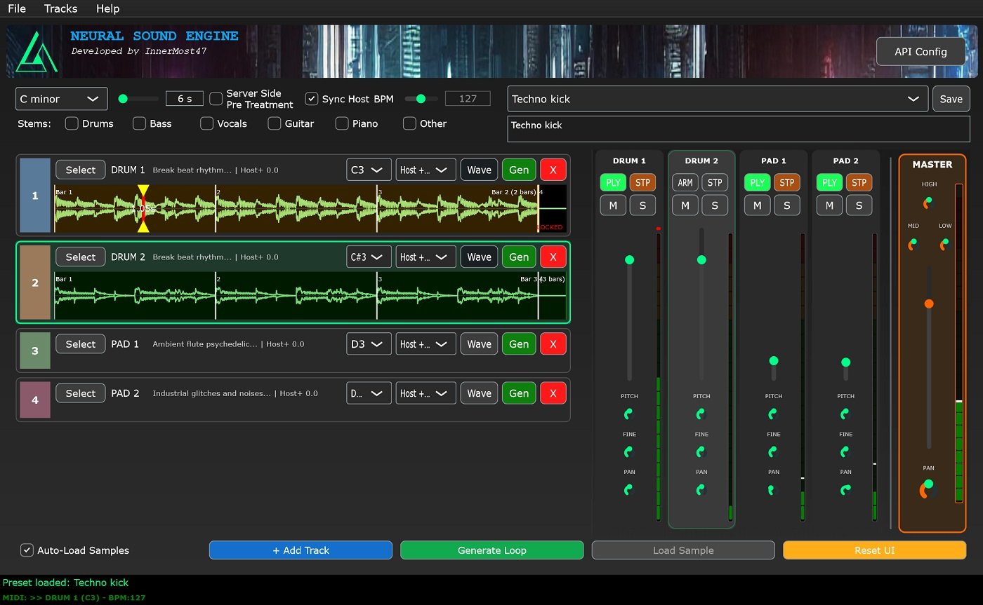 InnerMost47 releases OBSIDIAN Neural Sound Engine, a FREE AI-powered jam partner