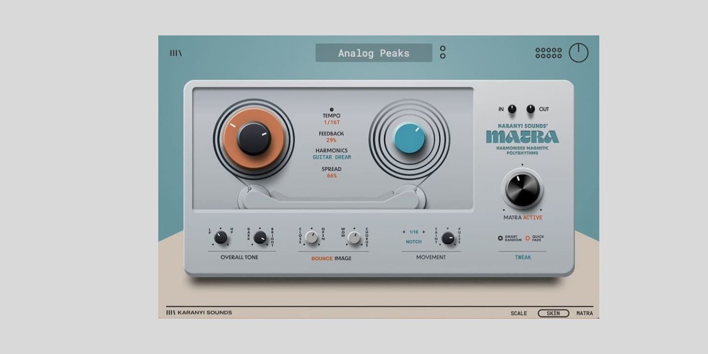 Get Matra, a versatile delay effect by Karanyi Sounds, for FREE in a LIMITED time offer!