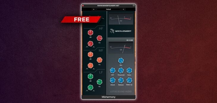 Lotus Sound Audio Releases FREE MixHARMONY Channel Strip Plugin