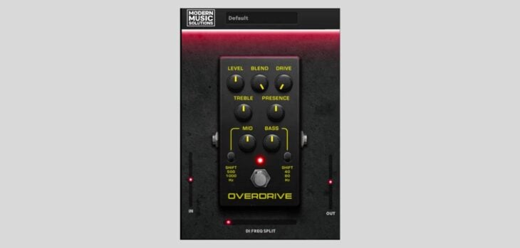 Modern Music Solutions Releases FREE S-Drive Bass OD Overdrive Plugin