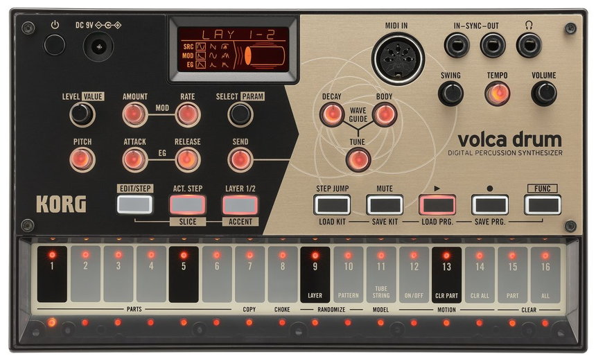 NAMM 2019 News KORG Volca Drum Synthesizer