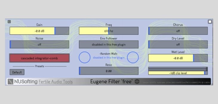 NUSofting’s Eugene Filter Free plugin is Available for Free Download