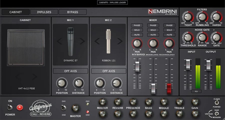 Get Nembrini Audio’s Cali Reverb Modern High Gain Amp Plugin FREE for Limited Time