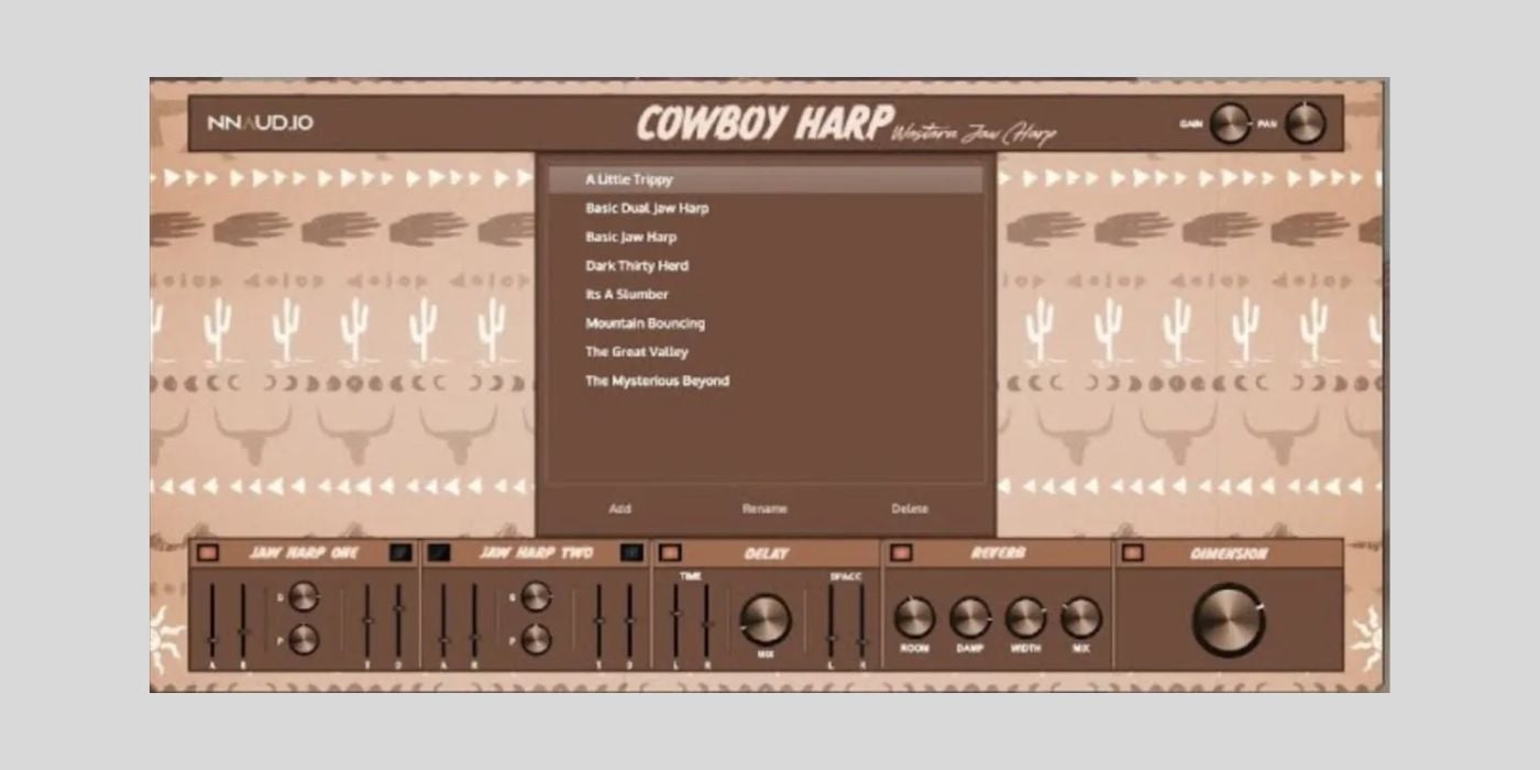 New Nation Audio's Cowboy Harp instrument for macOS and Windows is now FREE