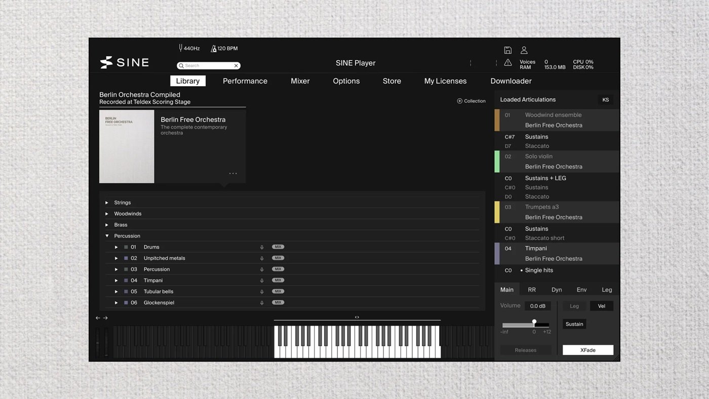 Orchestral Tools releases Berlin Free Orchestra for SINE Player