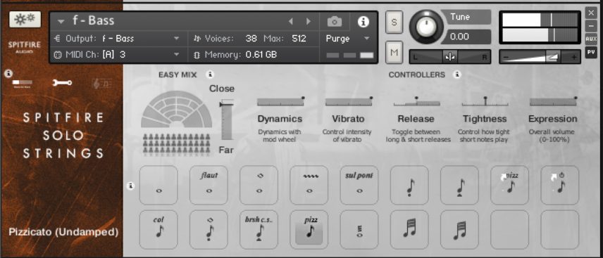 Applying String Articulations To Synthesizers