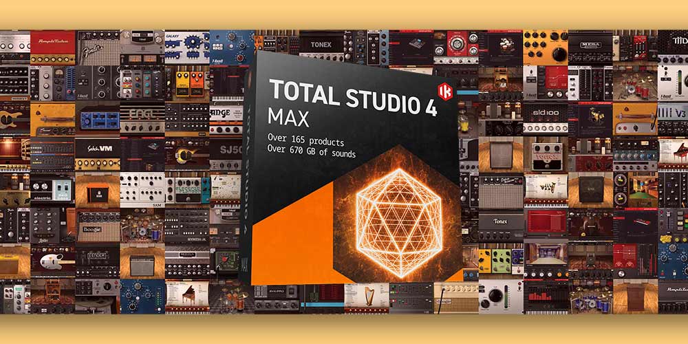 IK Multimedia’s Total Studio 4 MAX collection is ONLY $149.99