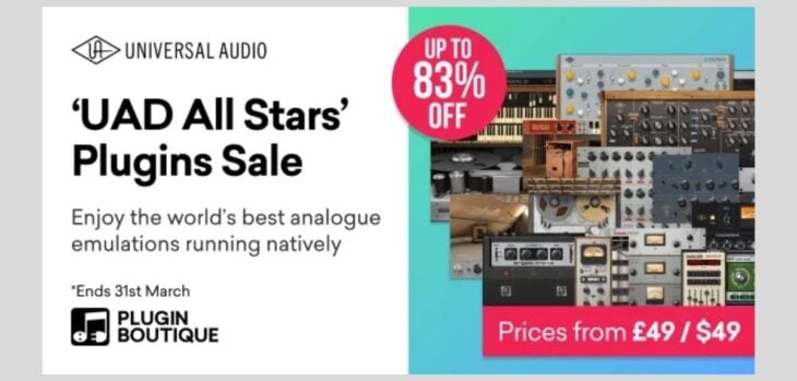 Save Big During The UAD All Stars Sale
