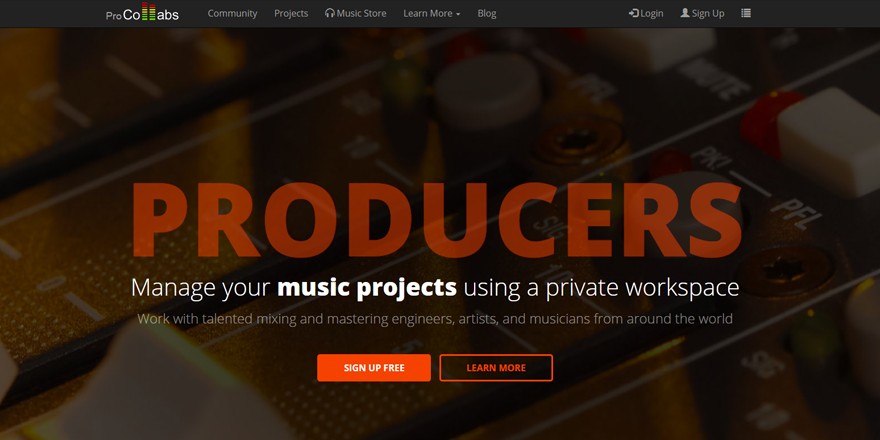 ProCollabs - Music Collaboration Website