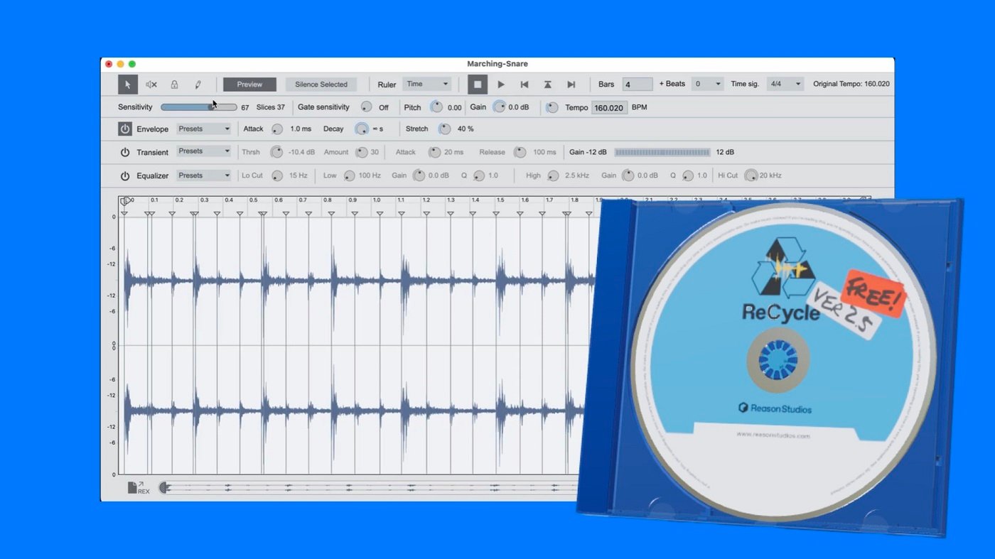 Reason relaunches classic sampler ReCycle for FREE