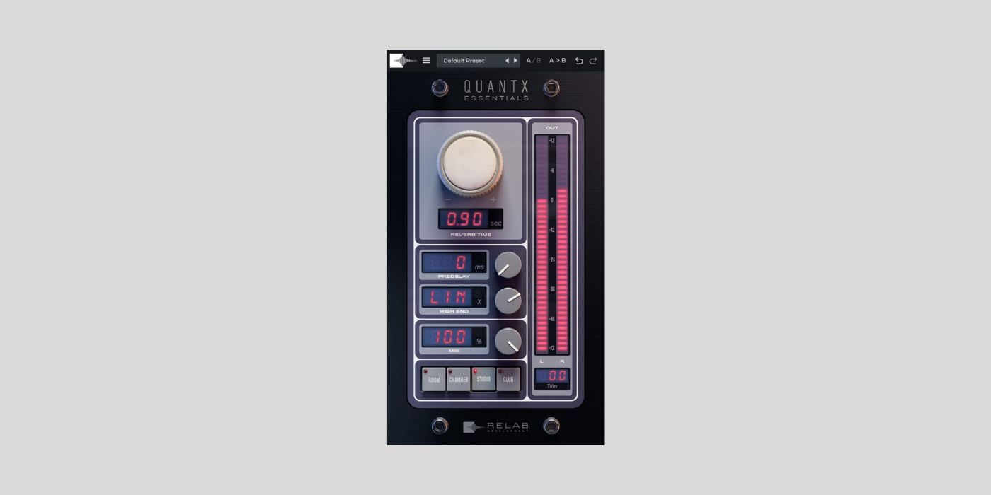 Bogren Digital offers Relab QuantX Essentials 80s-inspired reverb plugin for macOS and Windows for FREE