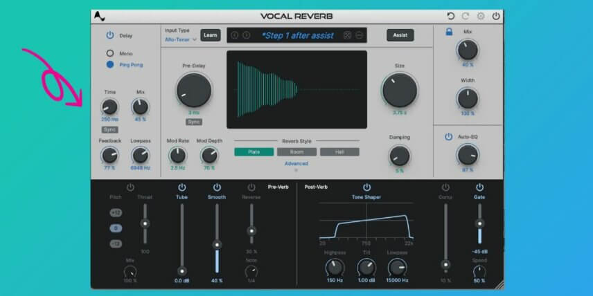 antares vocal reverb
