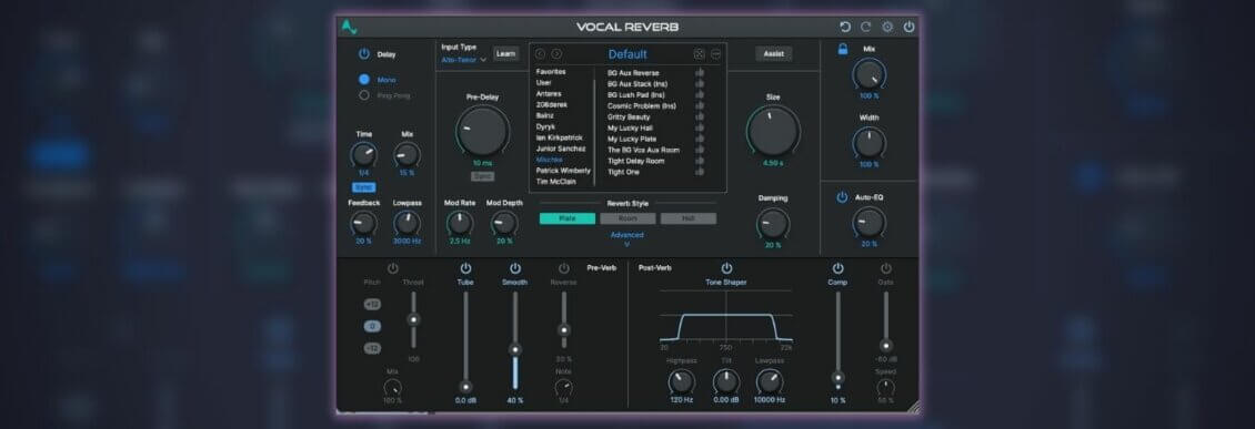 Vocal Reverb Antares