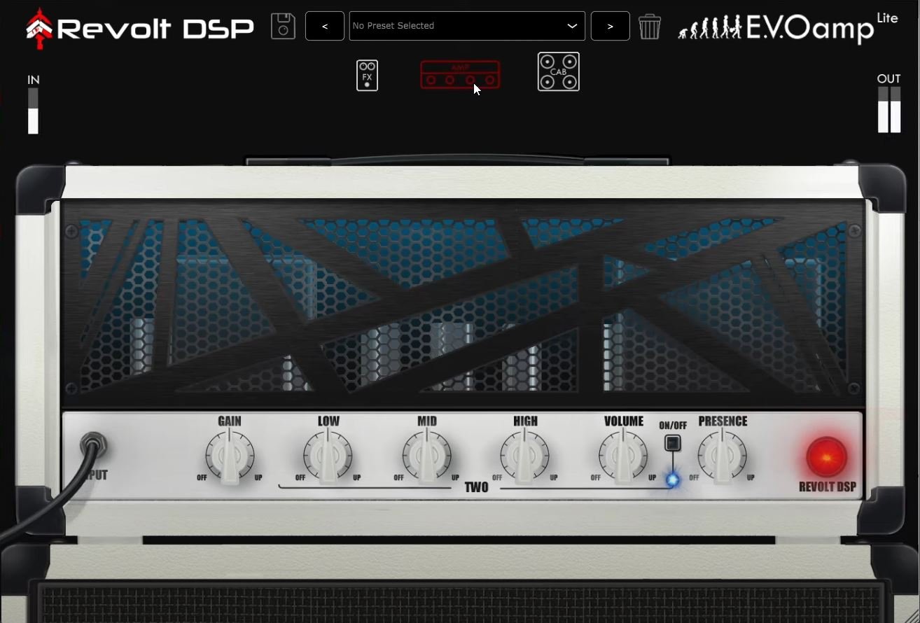 Revolt DSP’s EVOampLite is a Free Guitar Amp Sim Made for Rock and Metal