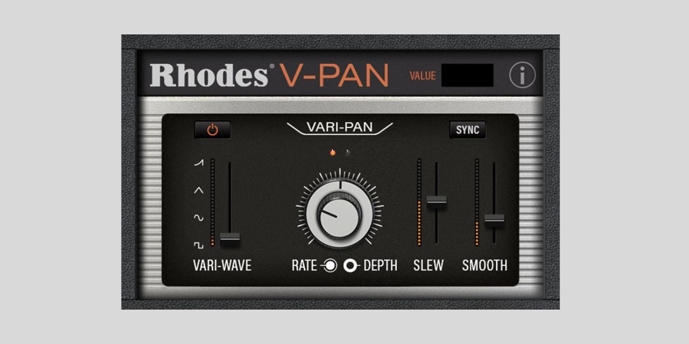 Rhodes’ V-Pan Vibrato Stereo Panning Plugin is Available for FREE Download
