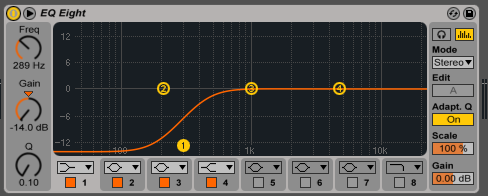 Ableton Equaliser