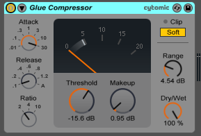 Ableton Glue Compressor