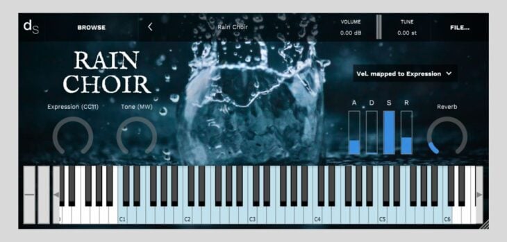 Rain Choir is a free choir pad sample library for Decent Sampler