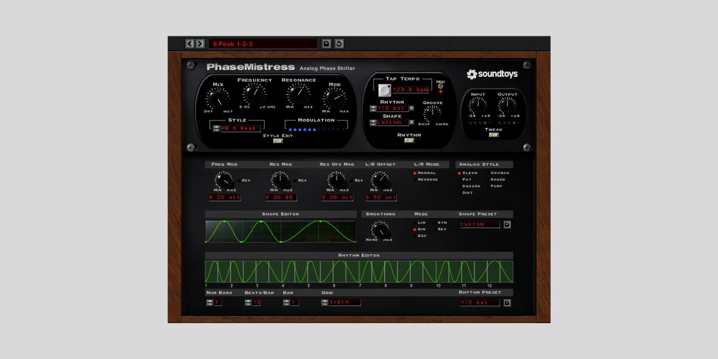 Soundtoys PhaseMistress analog phase shifter plugin is FREE for a limited time