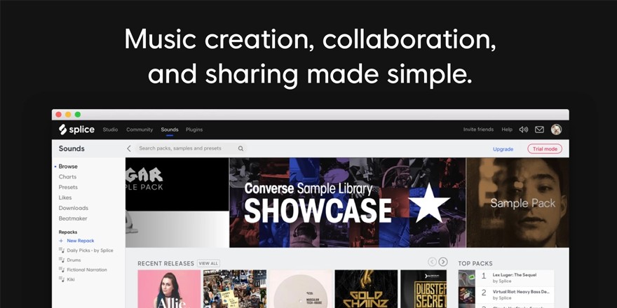 Splice - Music Collaboration Website