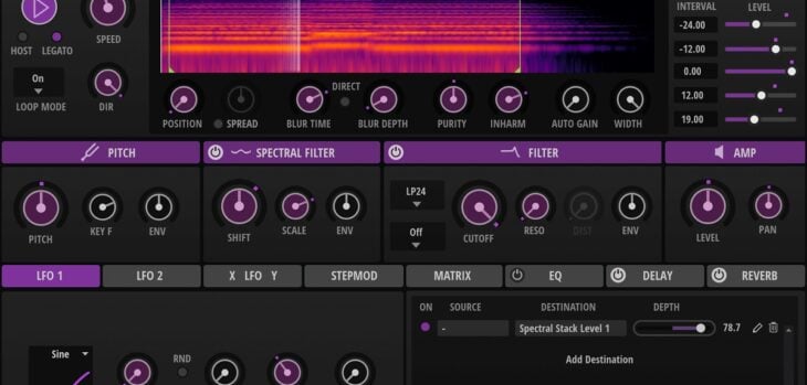Steinberg drops FREE X-Stream monophonic spectral synthesizer